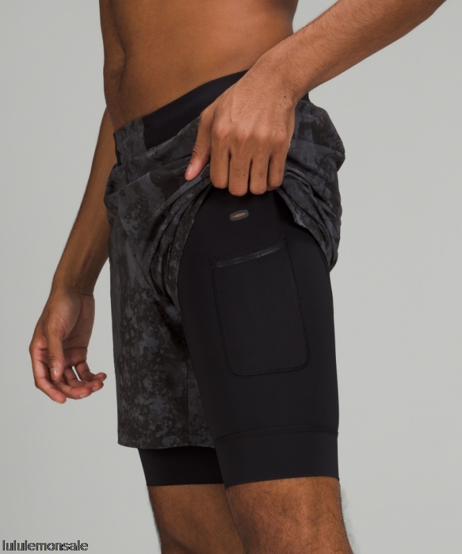 Lululemon Deutschland DELULU841 | Lululemon Deutschland Taktildruck Lizenz Zum Zug Gefüttert Kurz 7